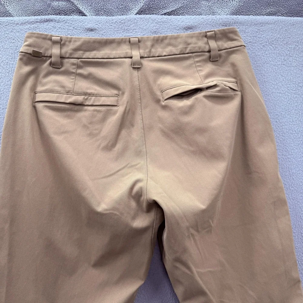 Lululemon Pants Mens 30x31 Beige Slim Fit Stretch Chino Casual Travel Office